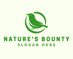 Nature Bird Nest logo design