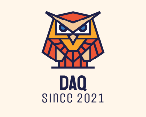 Birdhouse - Geometric Owl Zoo logo design