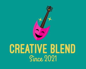 Composition - Guitar Musician Entertainment logo design