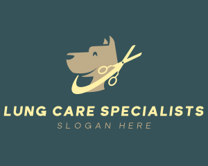 Dog Grooming Shears logo design