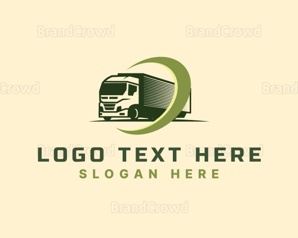 Logistics Freight Truck Logo