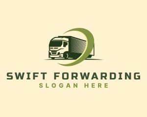 Logistics Freight Truck logo design