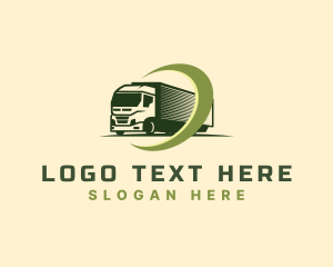 Tow Truck - Logistics Freight Truck logo design