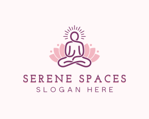 Yoga Meditation Spa logo design