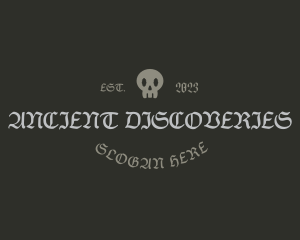 Gothic Skull Business logo design