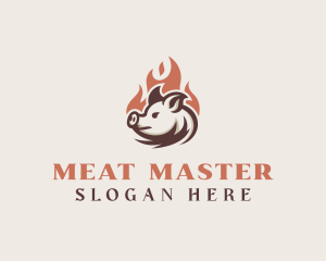 Roast Pig Grill logo design