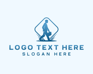 Suit - Professional Suitcase Employee logo design