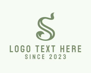 Eco Friendly - Beauty Spa Letter S logo design