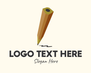 School - Writing Pencil School logo design