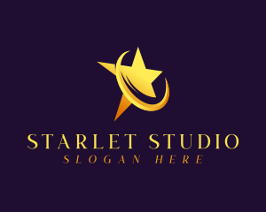 Actress - Cosmic Swoosh Star logo design