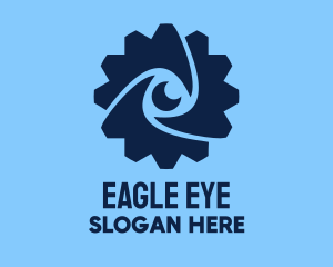 Mechanical Gear Eye  logo design