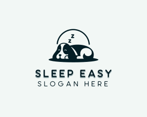 Beagle Sleeping Dog logo design