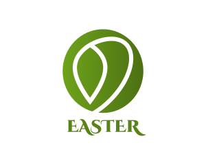 Vegan - Green Eco Plant logo design