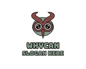 Modern Owl Horns  Logo