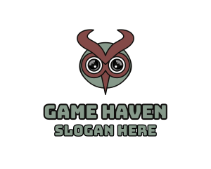 Vision - Modern Owl Horns logo design