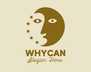Mystic - Astrology Moon Stars logo design