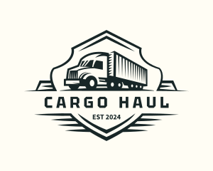 Logistics Truck Delivery logo design