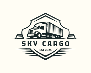 Logistics Truck Delivery logo design