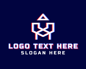 Glyph Motion Monogram Letter VA Logo