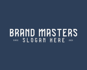 Branding - Generic Masculine Brand logo design