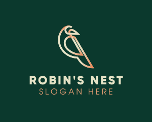 Robin - Wild Tropical Bird logo design