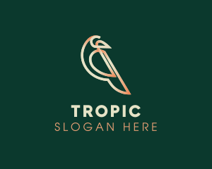 Wild Tropical Bird logo design