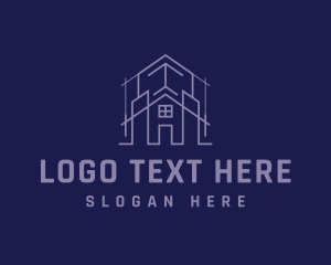 Interior - House Construction Architect logo design