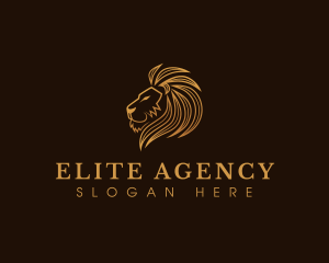 Premium Lion Agency logo design