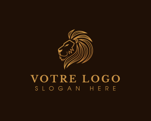 Vip - Premium Lion Agency logo design