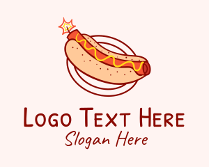 Explosive - Dynamite Hot Dog Diner logo design