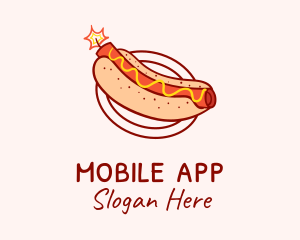 Sausage - Dynamite Hot Dog Diner logo design