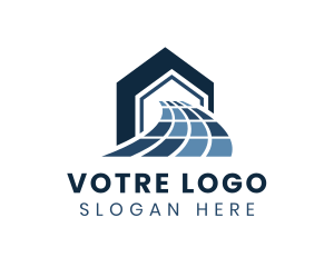 Blue Tile House Decor Logo