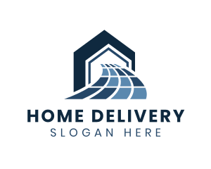 Blue Tile House Decor logo design