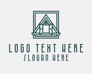 Subdivision - Antique Attic Roof logo design