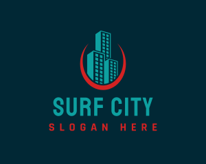 Skyscraper City Construction logo design