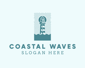 Maritime Coastal Ligthouse logo design