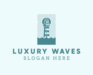 Maritime Coastal Ligthouse logo design