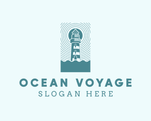 Maritime Coastal Ligthouse logo design