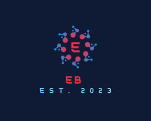 Education - Science Atom Chemistry logo design