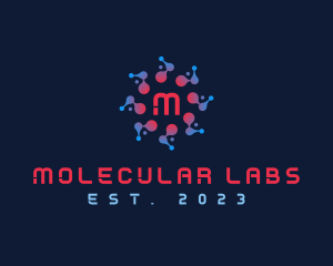 Molecular - Science Atom Chemistry logo design