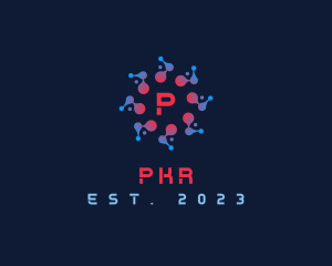 Proton - Science Atom Chemistry logo design