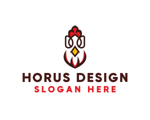 Chicken Rooster Poultry logo design