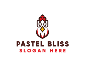 Chicken Rooster Poultry logo design