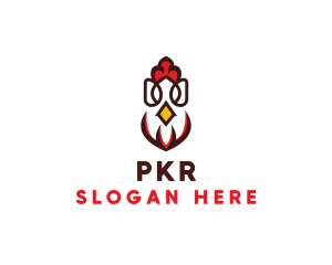 Chicken Rooster Poultry logo design