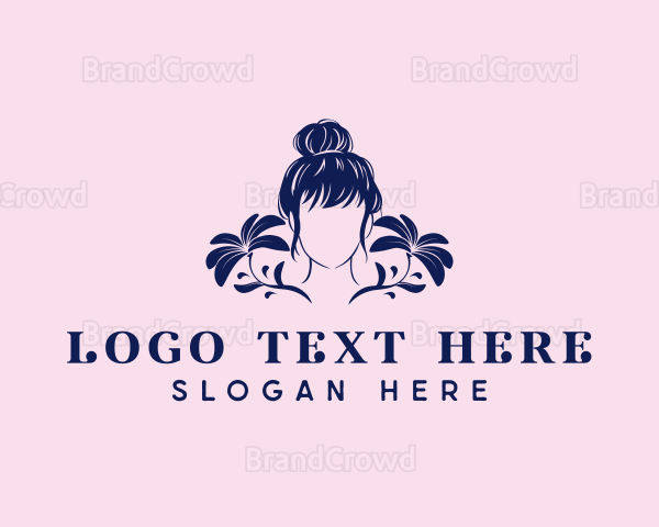 Woman Hair Salon Logo