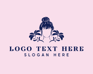 Shampoo - Woman Hair Salon logo design