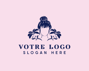 Woman Hair Salon Logo