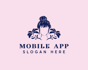 Woman Hair Salon Logo