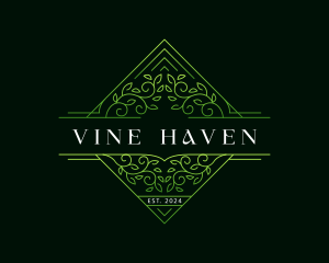 Luxury Vine Garden logo design