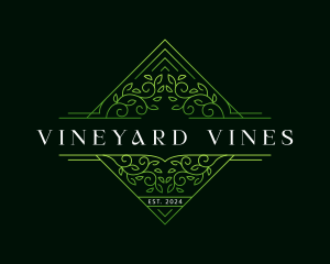 Luxury Vine Garden logo design